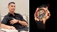 Cristiano Ronaldo presentó su espectacular marca de relojes: cuestan más de 100.000 euros