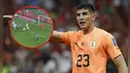 Arquero de Uruguay reveló por qué no hizo nada en el gol de Miguel Araujo y justificó su blooper