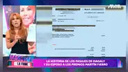 Magaly Medina MUESTRA PRUEBAS de quién pagó sus pasajes para los Martín Fierro y revela cuánto costaron
