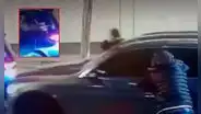 Conductor escapa de atraco con arma en Miraflores tras arriesgada maniobra con su auto
