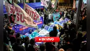 Paro nacional del Sutep: docentes marcharon hacia el Congreso de la República