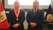 Victor Mejía Ninacóndor juró como nuevo jefe de Sunat ante el presidente del Poder Judicial