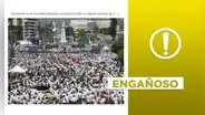 Imagen no expone reciente marcha contra el gobierno de Nayib Bukele