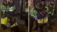 Sereno de Miraflores ebrio amenaza a policía y le recuerda crimen de Barrios Altos: “Así te vamos a matar”