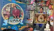 Argentinos realizan imponente mural a comerciante que vende productos de Perú: “Estoy 32 años”