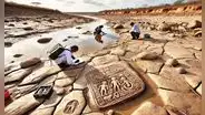 Arqueólogos descubren por extrema sequía en Brasil grabados rupestres de hasta 2.000 años de antigüedad