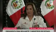 Dina Boluarte se muestra prepotente y enfrenta a la prensa: "Si haces las preguntas, tienes que estar concentrado"