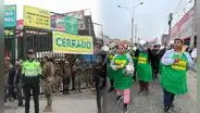 Mercados de Huamantanga, Caquetá y Gamarra suspenden atención por paro de transportistas, ¿hasta qué hora?