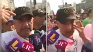 Manifestante se quiebra y llora en vivo durante paro de transportistas: “No confiamos en la Policía Nacional”