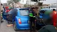 Callao: hombre en aparente estado de ebriedad atropella a policía en avenida Santa Rosa