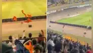 ¡Insólito! César Vallejo regala camisetas en duelo contra Carlos Mannucci e hinchas las tiran al suelo