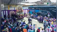 Emtrafesa rinde homenaje al Señor de los Milagros en su terminal de Trujillo con fe y devoción