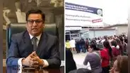 Cientos de personas intentan expulsar a ministro de Salud del Hospital María Auxiliadora: “Que se vaya”