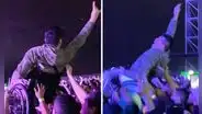 Fans de Slipknot cargaron a joven con discapacidad física en pleno concierto en Perú
