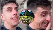 Italiano se emociona hasta las lágrimas al conocer por primera vez Macchu Picchu : "Perú es una maravilla”