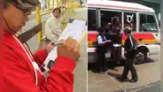 ¿Qué es un 'datero' y cuánto gana al día por 'gritar' números a los conductores del transporte público?