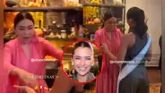Tatiana Calmell deja sin palabras a la dueña del Miss Universo en su primer encuentro: “Te ves impresionante”