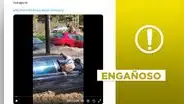 Video de vehículos inundados no se produjo tras reciente paso de la DANA en Valencia, España