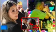Pamela López festejó con su 'saliente' hasta el amanecer y así reaccionó a la consulta sobre el beso de Cueva y Pamela Franco