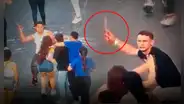 Hombres se enfrentan con cuchillos a la salida de ‘video pub’ en Ate: pelea dejó 3 heridos