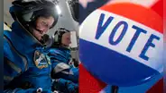 Así fue la votación de 2 astronautas desde el espacio por Kamala vs. Trump para las elecciones en Estados Unidos 2024