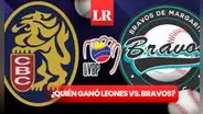 ¿Quién ganó Leones del Caracas vs. Bravos de Margarita por la LVBP 2024-25 HOY, 6 de noviembre?