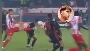 Pau Cubarsí sufrió violenta patada en el rostro y recibió 10 puntos: así quedó la cara del jugador del Barcelona
