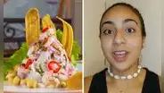 Salvadoreña viaja al Perú por primera vez y su reacción al probar ceviche es viral: “Es de otro mundo”