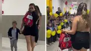Niño recibe cálida bienvenida en colegio tras vencer el cáncer y conmueve en redes: "Imposible no emocionarse"