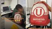 Compró una mochila de la ‘U’, pero detalle desata risas: "El que le vendió es de Alianza"