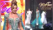 Anne Thorsen, hija de Evelyn Vela, sufre percance en final del Miss Teen Universe 2024: concursante le piso el vestido EN VIVO