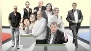 El centro político con varias figuras, pero bajos respaldos