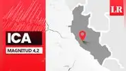 Temblor de magnitud 4,2 remeció Ica hoy, según IGP