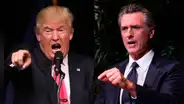 Donald Trump llamó "escoria" al gobernador Gavin Newsom y lo acusó de querer "matar a California"