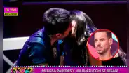 Melissa Paredes y Julián Zucchi se besan frente a Anthonny Aranda: actores protagonizaron obra teatral