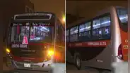 Extorsionadores balean bus Nueva América con pasajeros a bordo en SJM: chofer resultó herido