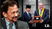 Rafael López Aliaga condecora a Sultán de Brunei al mismo estilo que Dina Boluarte: entregó llaves de la ciudad