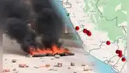 Bloqueo de carreteras por paro de transportistas en Cusco, Puno y Junín: protestas con piquetes y quemas de llantas