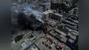 Incendio consume almacén con mercadería inflamable