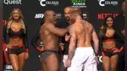 Mike Tyson le metió tremenda 'bofetada' a Jake Paul en el careo previo a la pelea de box