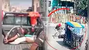 Delincuentes arrastran a joven para robarle sus pertenencias en Comas: cámaras captaron el hecho