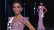 Miss Universo 2024: Tatiana Calmell desfila en traje de gala y se lleva la ovación del público