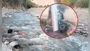 Moquegua: camión cisterna que transportaba cerca de 10 mil galones de petróleo cayó al río Tumilaca