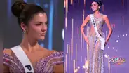 Conductora de Telemundo comete error al presentar a Tatiana Calmell en pleno desfile del Miss Universo