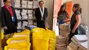 Presidente de CSJAR coordina traslado de expedientes de Caraveli al Archivo Central