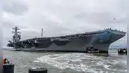 El ‘Wolverine’ de los mares, el portaviones nuclear de Estados Unidos que puede lanzar y recuperar aviones cada minuto