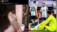 Los mejores memes de la derrota de Perú frente a Argentina en La Bombonera