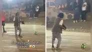 Peruano asombra con sus pasitos antes de anotar penal y es furor en redes: “Harto chocolate”