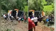 Bus de Movil Bus que transportaba una promoción escolar se despista en Moyobamba: accidente deja 11 fallecidos y varios heridos
