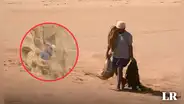 Solo una persona en el mundo hace este trabajo y es de Perú: vive en medio del desierto en una cabina de telas